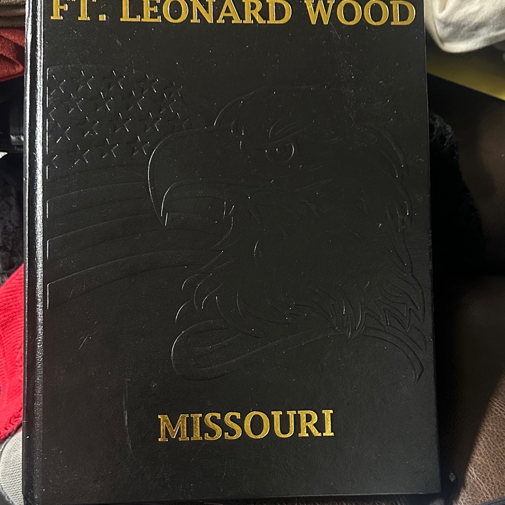 Black Ft. Leonard Wood Missouri yearbook